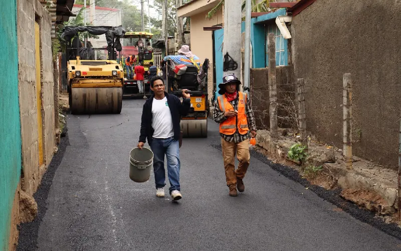 Barrio Jorge Dimitrov avanza con el 90 % de sus calles revestidas