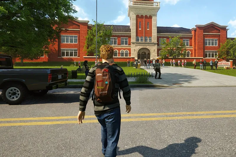 "¿Alguien le ha dado el visto bueno a esto?". Trata de imitar al Bully de Rockstar, pero su mundo abierto tiene un suspenso como un piano en Steam