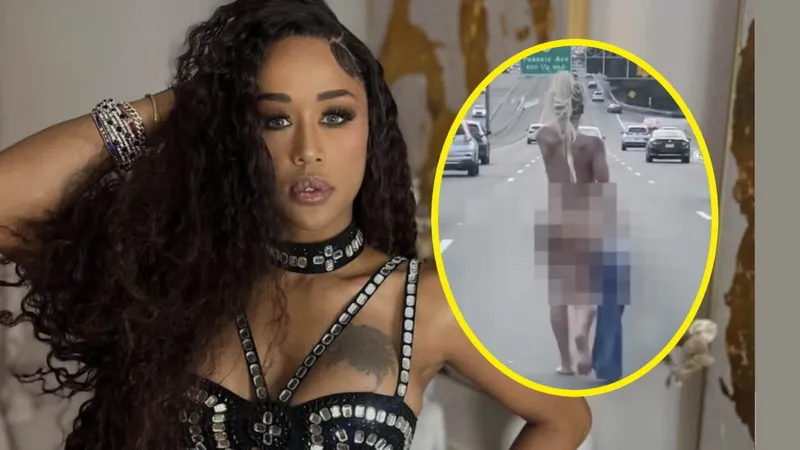 Cantante dominicana Anaís es vista CAMINANDO DESNUDA en carretera tras importante crisis mental