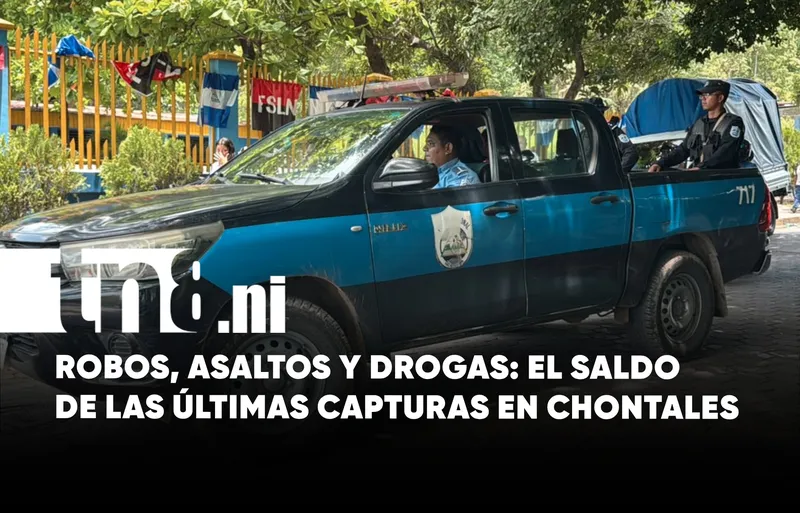 Golpe a la delincuencia en Chontales: cae decena de vinculados a múltiples delitos