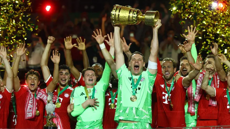Bayern Munich también se convirtió en campeón de la Pokal