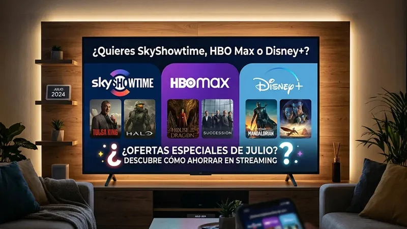 ¿Quieres SkyShowtime, HBO Max o Disney+? Así puedes ahorrar en streaming en julio