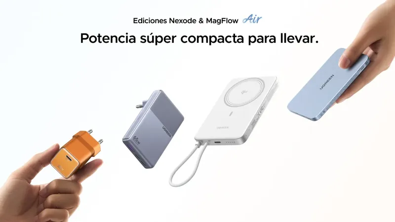 La gama MagFlow y Nexode Air Lineup de UGREEN revoluciona la forma de cargar tus dispositivos: es más cómodo que nunca