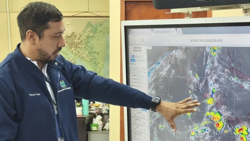 Onda tropical provocará primeras lluvias en el Occidente y Pacífico de Nicaragua