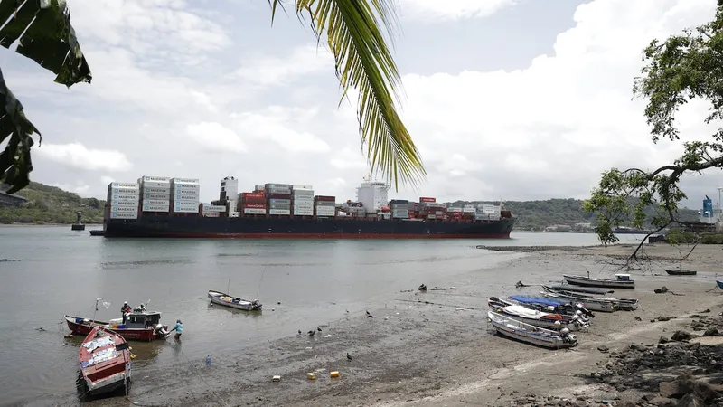 Fenómeno El Niño impacta en el canal de Panamá