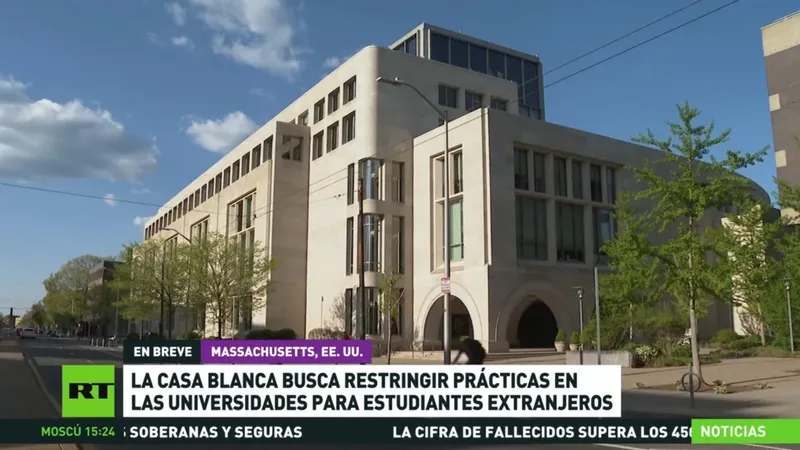 La Casa Blanca busca restringir prácticas en las universidades para estudiantes extranjeros