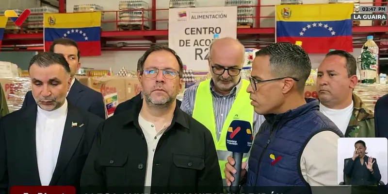 Llegan 160 toneladas de asistencia iraní a Venezuela