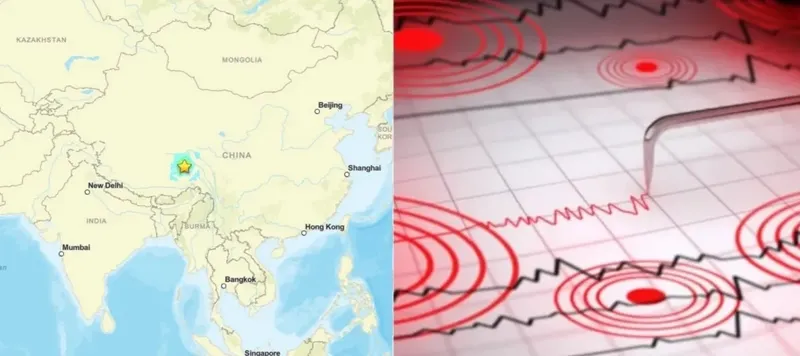 Fuerte terremoto de magnitud 7,0 sacude zona de alta montaña en el Tíbet, en China