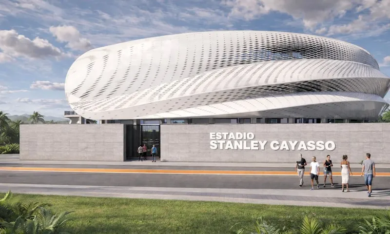 Avances del Multiestadio Stanley Cayasso alcanzan el 27% de su construcción