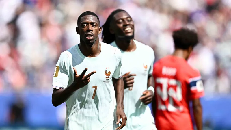 Ousmane Dembélé y su hat-trick histórico en el Mundial