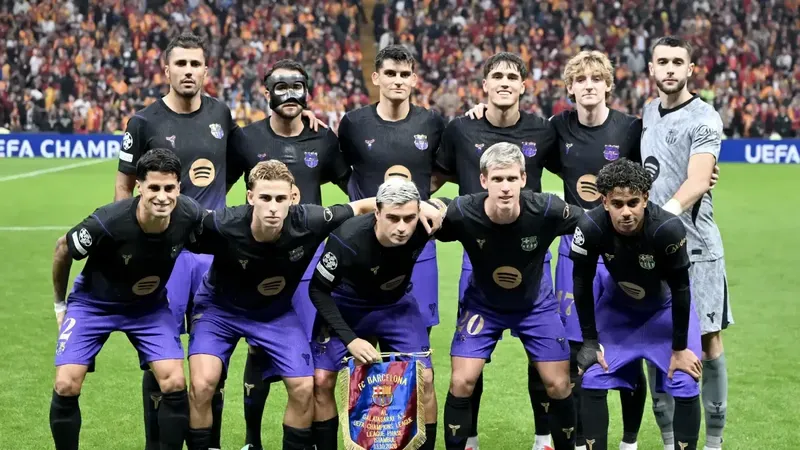 El 1x1 del Barça ante el Galatasaray al descanso