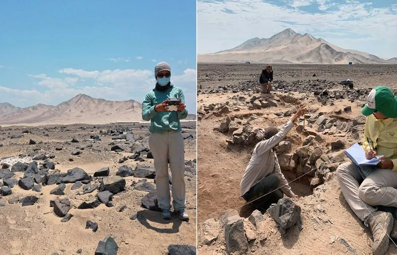 Investigadores cubren zonas de excavación para proteger miles de petroglifos en Perú