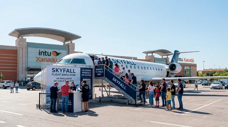 Un simulador de vuelo en tu centro comercial favorito: ya lo puedes probar en Madrid y se llama SkyFall