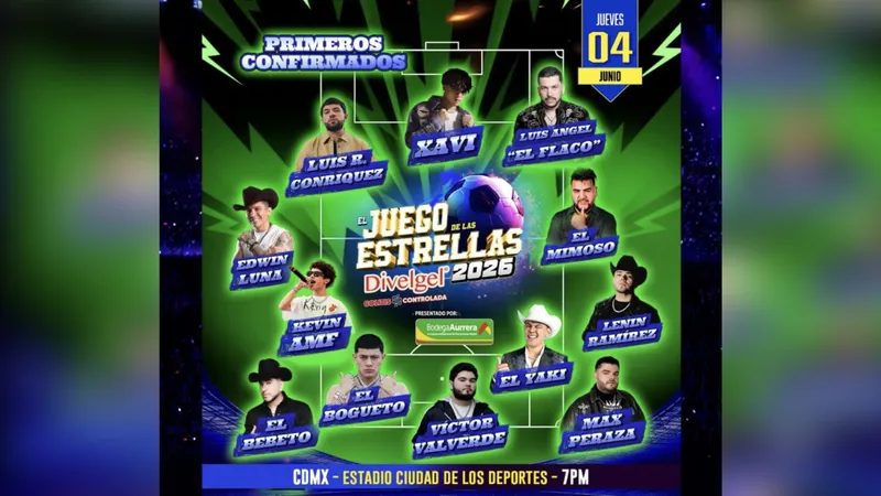 Gana boletos en la Zona TVyNovelas para El juego de las estrellas: Más de 40 artistas en el Estadio Ciudad de los Deportes