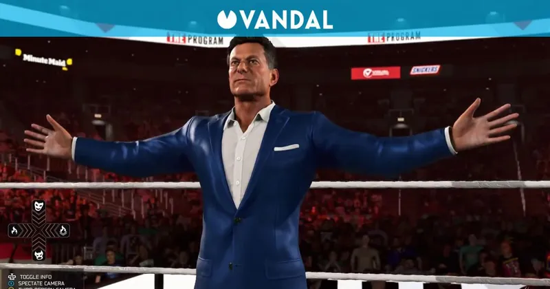 El jefe de Take-Two ya puede recibir golpes en WWE 2K26 tras ser añadido como luchador jugable