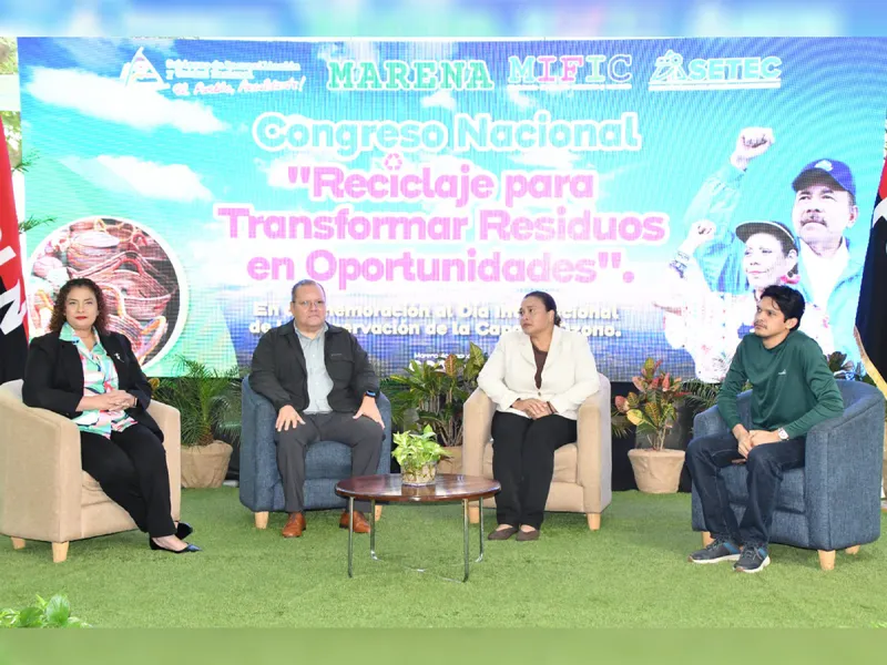 Congreso Nacional del MARENA analiza el potencial económico y ambiental del reciclaje