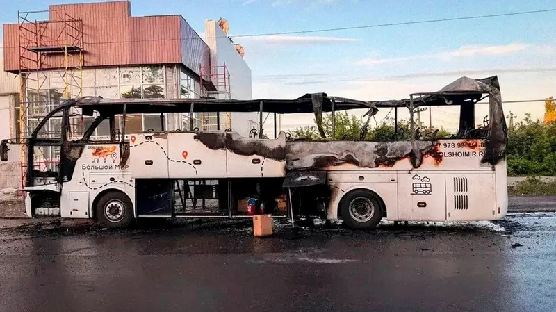Rusia denuncia ataque de Kiev contra civiles que viajaban en autobús