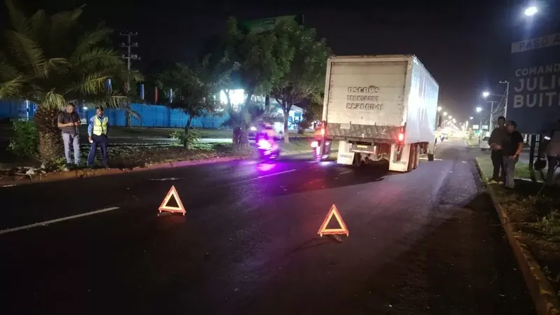 Rafael Núñez Téllez muere arrollado por camión en Carretera Norte