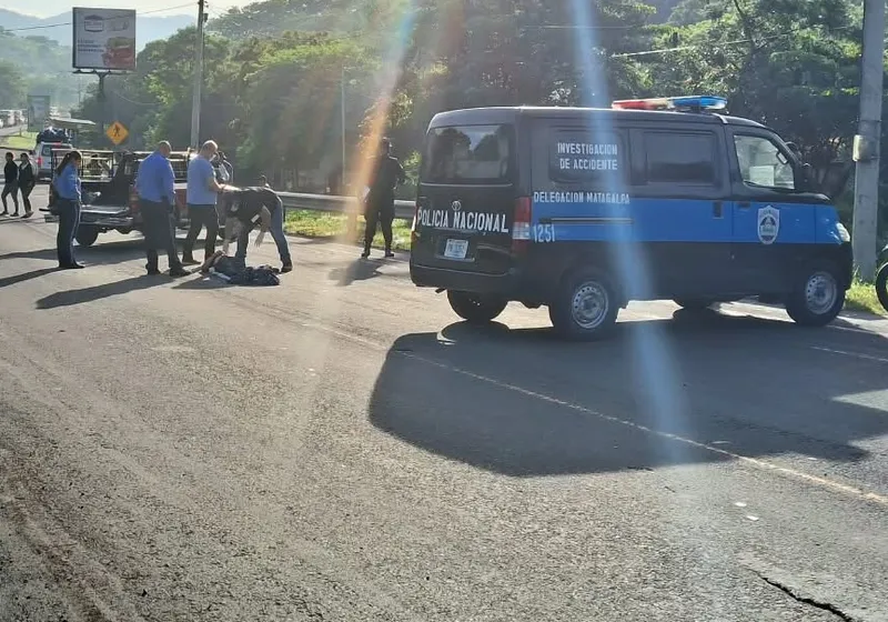 Peatón muere atropellado en Matagalpa, el conductor se dio a la fuga