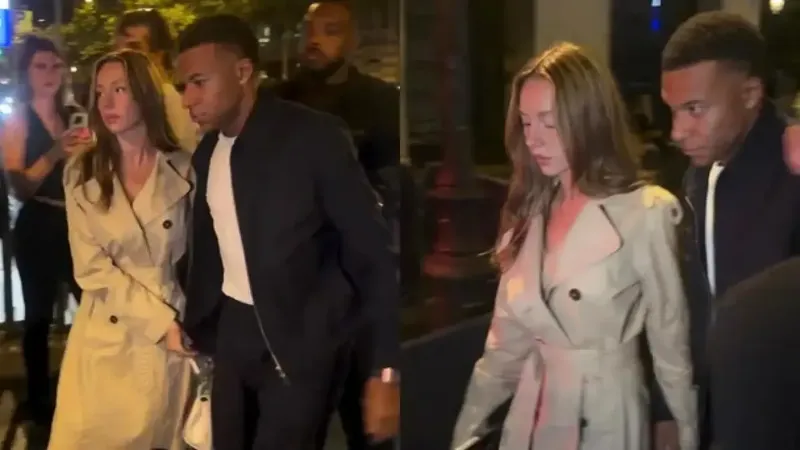 Lío con Mbappé: lesionado y cazado con Ester Expósito de fiesta en París