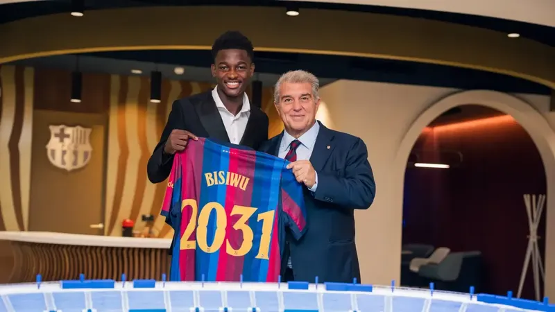 Bisiwu: "Es un sueño, ya he hablado con Flick y voy a trabajar muy duro"