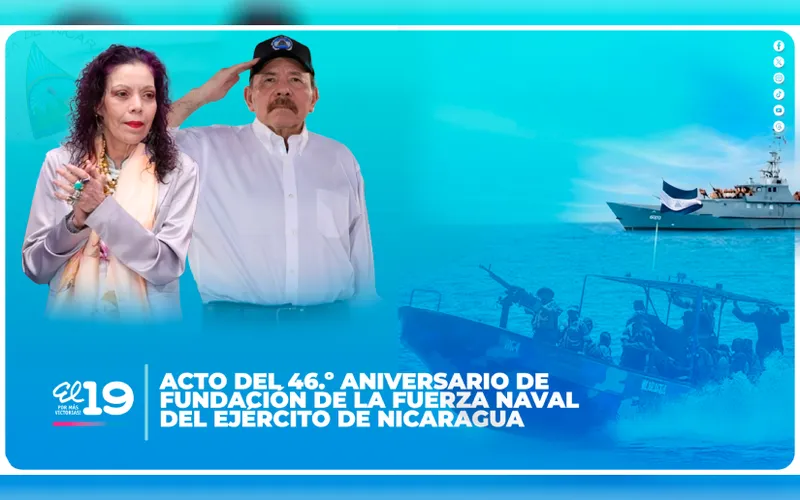 Fuerza Naval del Ejército de Nicaragua conmemora 46.º aniversario de su fundación