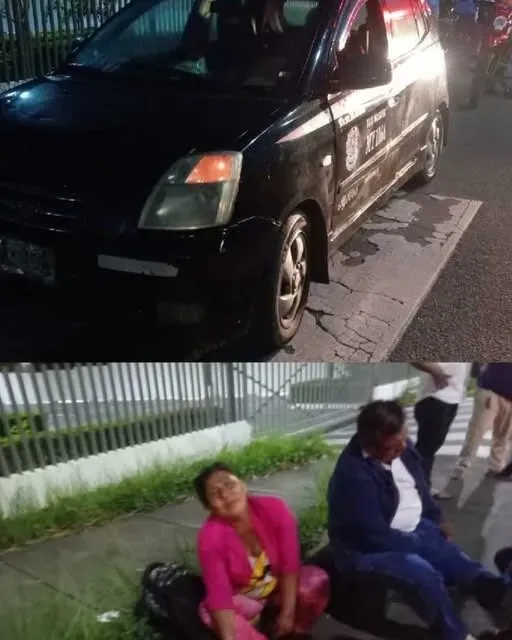 Choque entre motocicleta y taxi deja dos personas lesionadas en Masaya