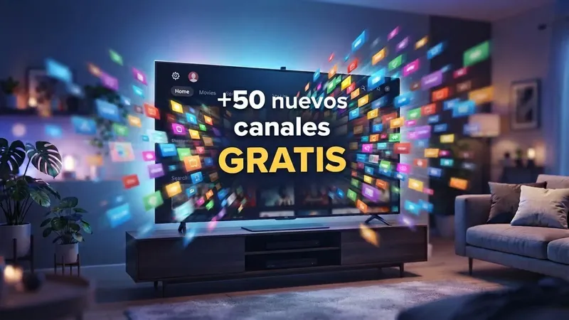 Miles de Smart TV van a recibir un paquete de 50 nuevos canales gratis
