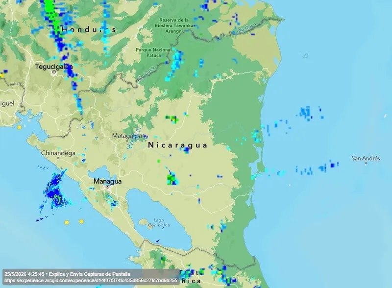 INETER pronostica ambiente muy caluroso y lluvias aisladas este lunes en todo el país