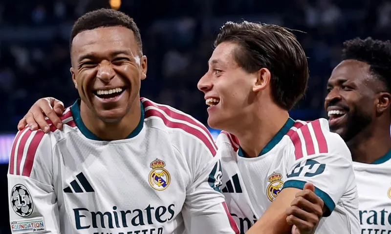 Real Madrid golea al Leipzig y Bayern empata con el Arsenal en Múnich