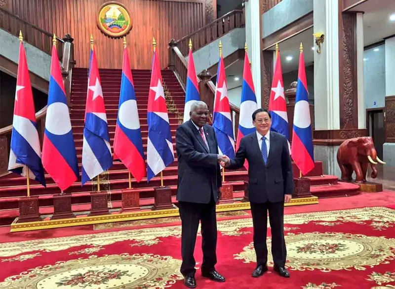 Cuba felicita a nuevo líder parlamentario en Laos