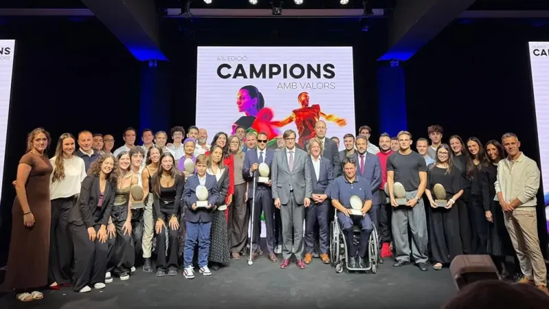 El Trofeu Campions amb Valors ha premiado hoy 13 historias deportivas excepcionales