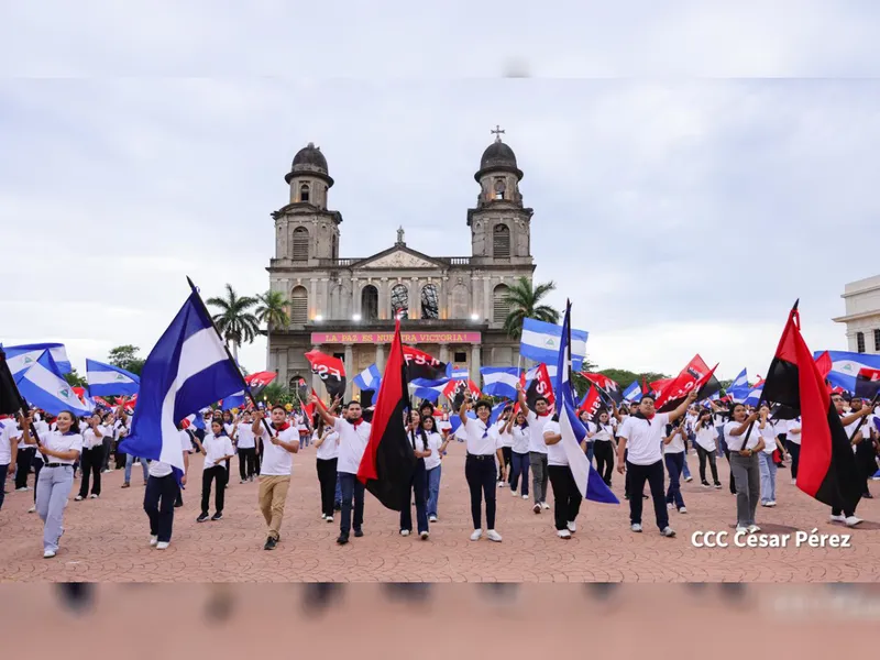 Juventud Nicaragüense ratifica su compromiso con la Paz y la Soberanía