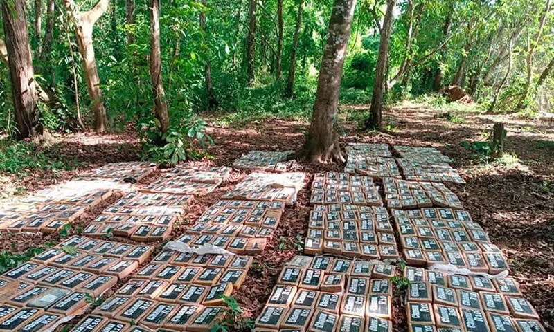 Ejército de Nicaragua incauta 475 paquetes de cocaína en Río San Juan