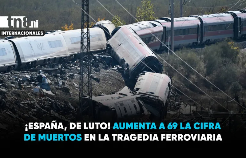 Tragedia ferroviaria en España: suben a 69 los muertos