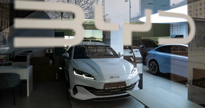 BYD dispara sus exportaciones y eleva un 18% las ventas de autos en agosto