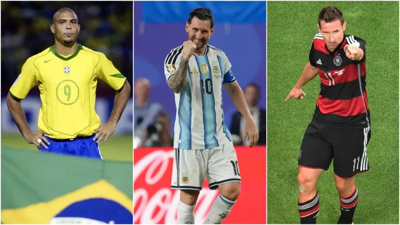 Máximos goleadores de los Mundiales: cuántos partidos necesitaron Messi, Klose y Ronaldo