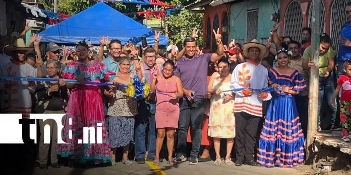 Managua sigue transformándose con nuevas calles para las familias capitalinas