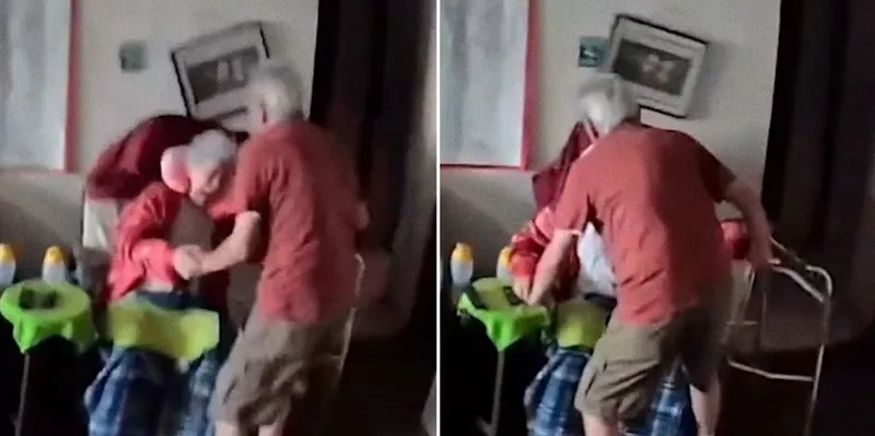 “Amor, no te vayas”: Ancianitos conmueven tras terremoto en Venezuela (VIDEO)