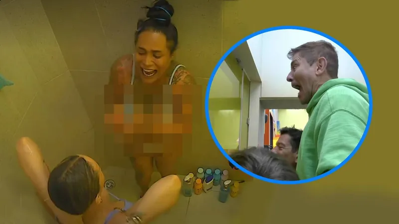 Karina y Gema le cumplen a sus seguidores y SE BAÑAN JUNTAS en LCDLF mientras todos las espían