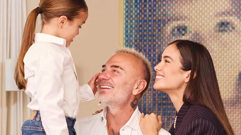 La dulce e inesperada petición de Blu, hija de Sharon Fonseca y Gianluca Vacchi, a su madre: 'Quiero una hermanita'