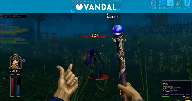 Un modder trabaja en un nostálgico mod para convertir World of Warcraft en un RPG retro en primera persona