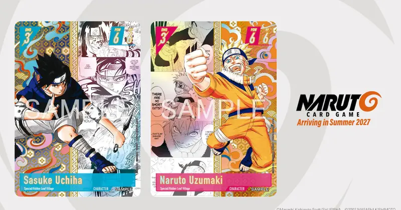 El TCG de Naruto revela el diseño de sus cartas en un video especial