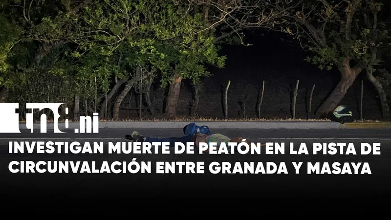 Investigan Misteriosa muerte de peatón en Masaya