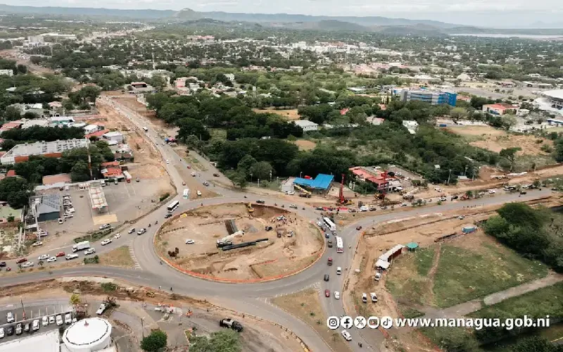 Avanza satisfactoriamente la construcción del tramo III de la Pista Héroes de la Insurrección en Managua