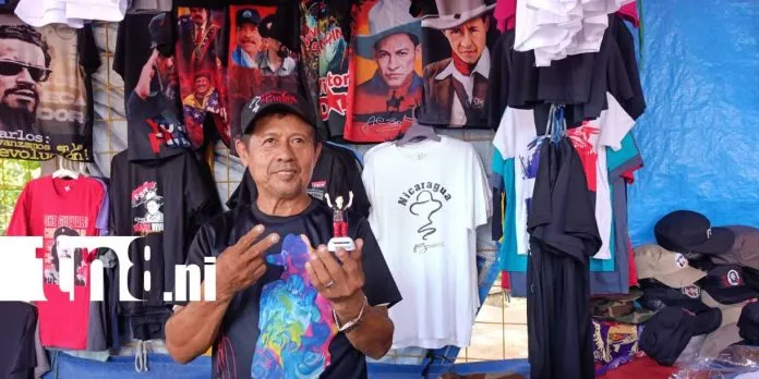 Se disparan las ventas de productos alusivos al 47/19 en Managua