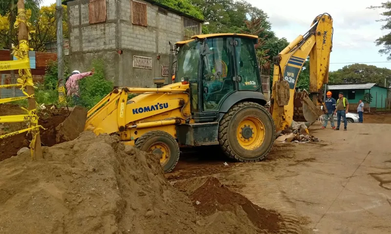 Obra de drenaje en el Distrito V de Managua registra 40% de avance