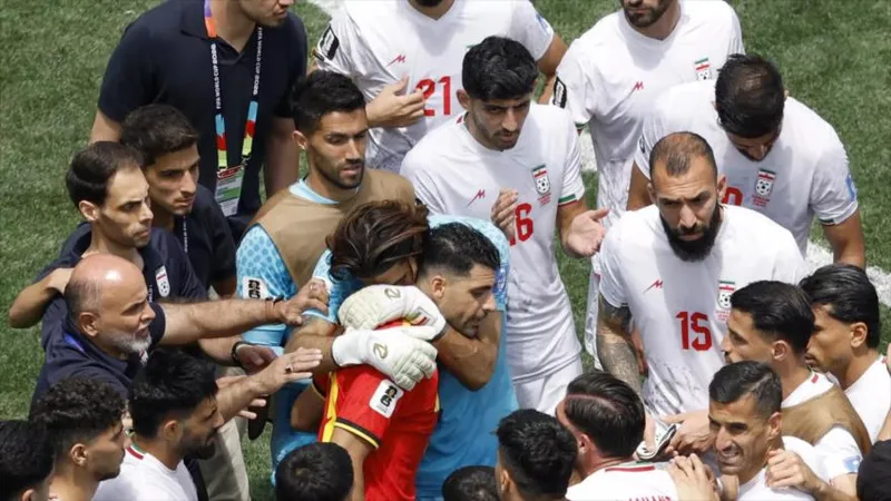 Jugadores de Irán dejan mensaje de “orgullo” y “paz” tras partidos del Mundial