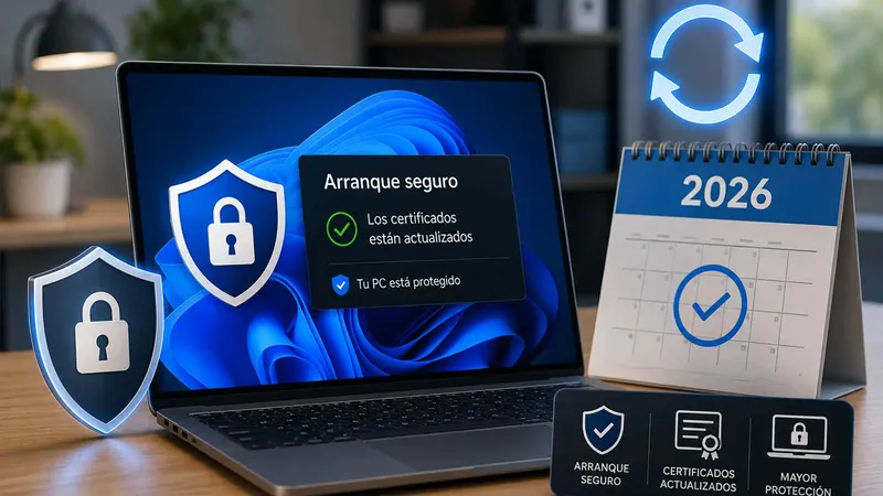 Los certificados de Arranque Seguro empiezan a caducar en 2026: cómo saber si tu PC necesita una actualización