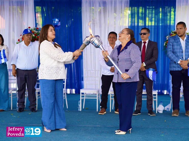 Antorcha Centroamericana llega a Nicaragua para recorrer el país